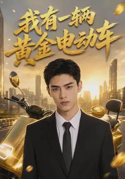 我有一辆黄金电动车海报
