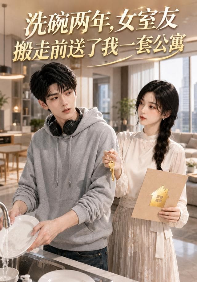 洗碗两年，女室友搬走前送了我一套公寓海报