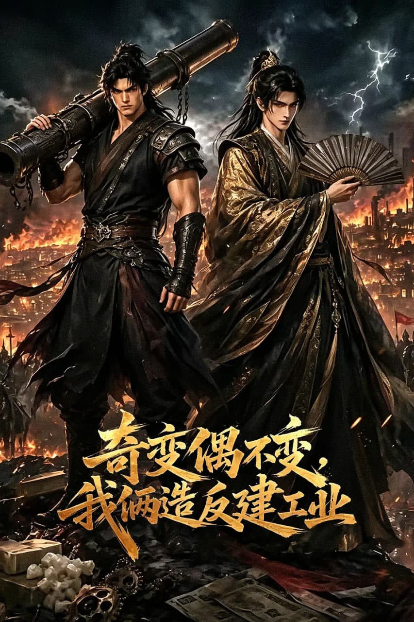 奇变偶不变，我俩造反建工业海报