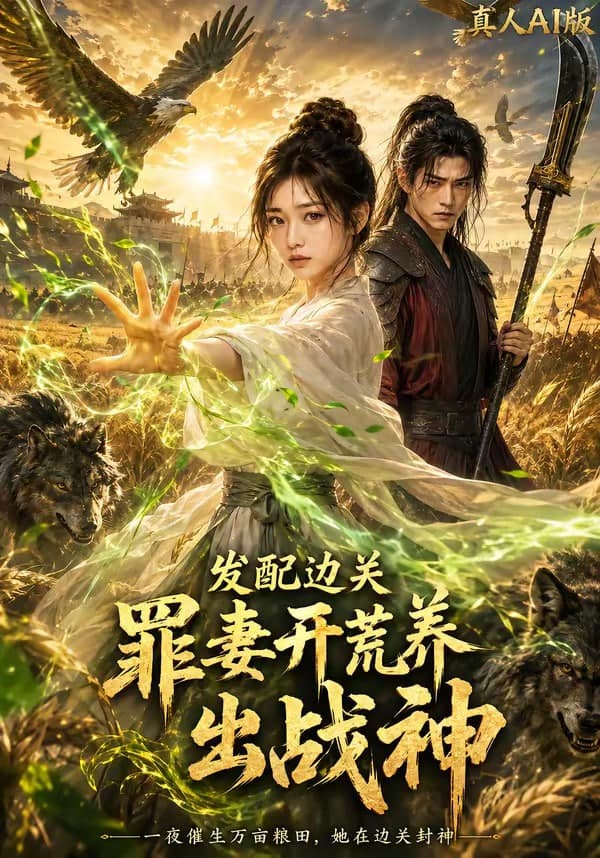 发配边关，罪妻开荒养出战神真人 AI 版海报
