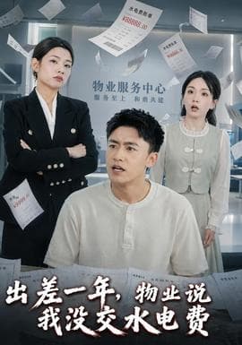 出差一年，物业说我没交水电费海报