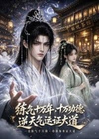 炼气十万年，十万功德逆天气运证大道海报